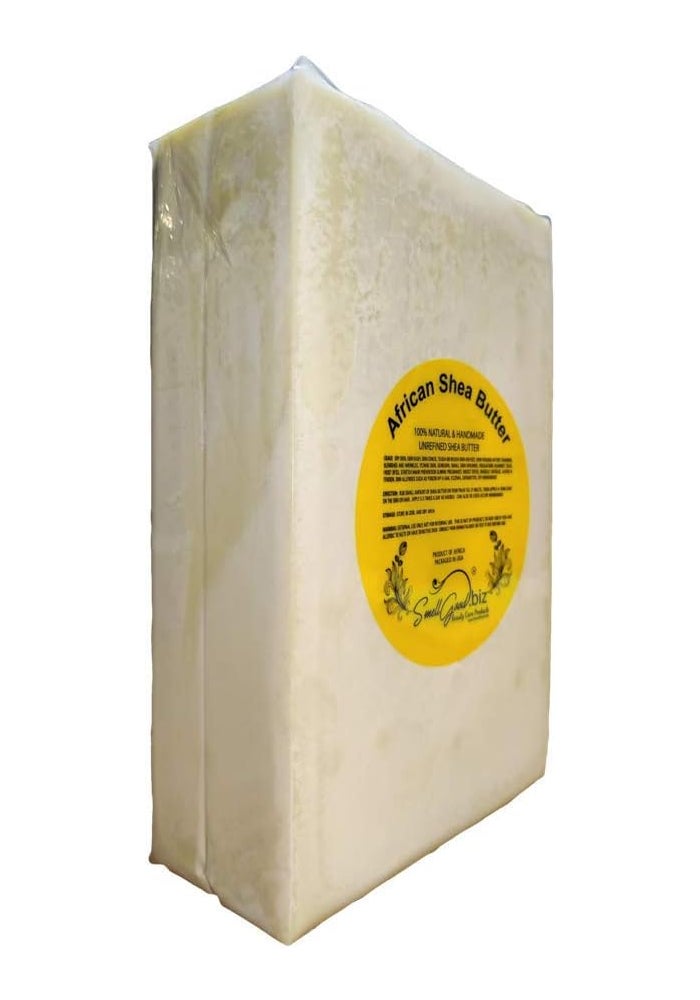SmellGood Purest Ivory Unrefined African RAW Real Shea Butter 5lbs - 100% Natural & Handmade - Image 2